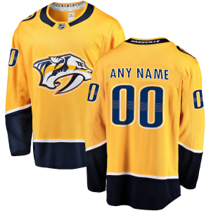 Nashville Predators Trikot Fanatics Branded Gold Heim Breakaway Benutzerdefinierte